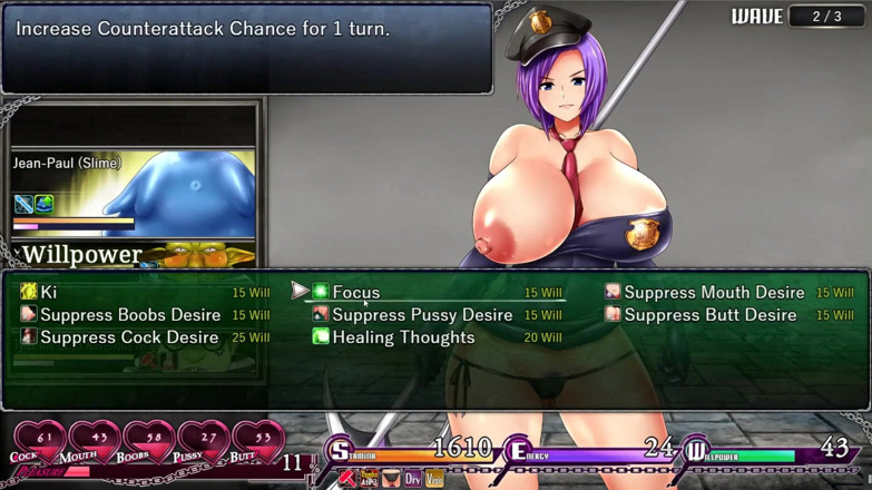 Cumming Gaming: Karryn's prison silent walkthough [PornPlay Hentai game] Ep.6 she save her...