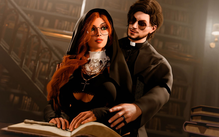 Adult Games by Andrae: Gameplay mesum adik tiri bagian 5 - nafsu mendekat sama esther