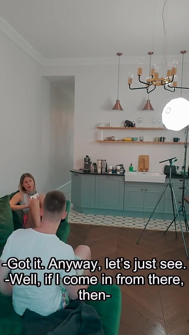 S6e2 Bts Pt1: Zlata Shine Arrival, Outfit Picks and Hallway Tease and Couch Blowjob (Kisscat)