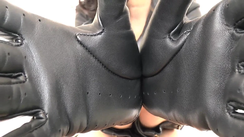 Lady Victoria Valente: Sniffing Leather Gloves and Cumming in Pants, JOI, POV, Lady...