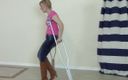 Sexy Fantasies by Brittany Lynn: Sexy blonde gets sprained ankle in new boots limps then...