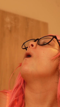 Your Stepmother Is Chewing Gum and Blowing Bubbles, Then She Smokes a Cigarette, Exhaling Smoke While She Chews, and Blows