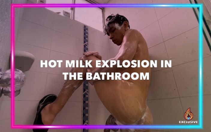 Isak Perverts: Heiße milchexplosion im badezimmer