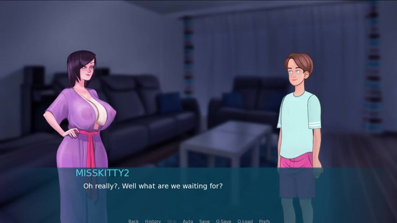 Miss Kitty 2K: Sexnote _pt.33 - 和性感的继阿姨一起在家