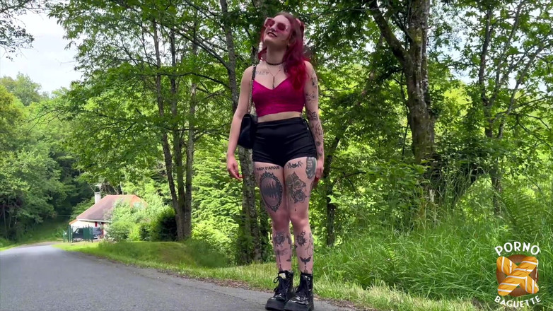 Porno Baguette: Trixy, Pretty Redhead, Gets Banged in a Hot Threesome