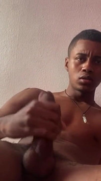 Lying Down BBC Masturbation with Dirty Talk and Moans Until Cumshot Black20one