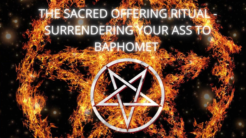Goddess Misha Goldy: Ritual persembahan suci - menyerahkan pantatmu ke Baphomet