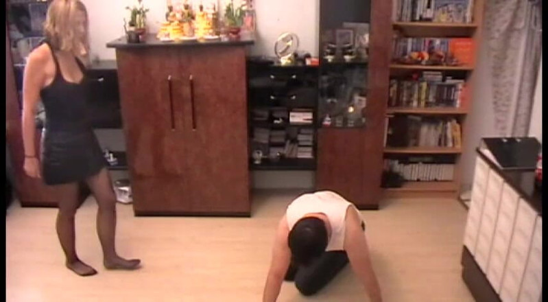 Femdom Austria: She is so pissed off with him