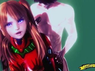 GameslooperSex: Asuka Eva-02 3D Hentai