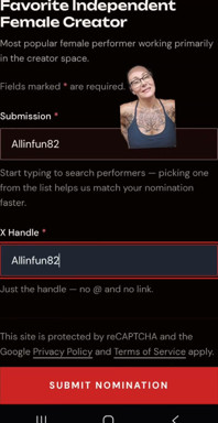 Help Me Get Nominated for Avns 2027