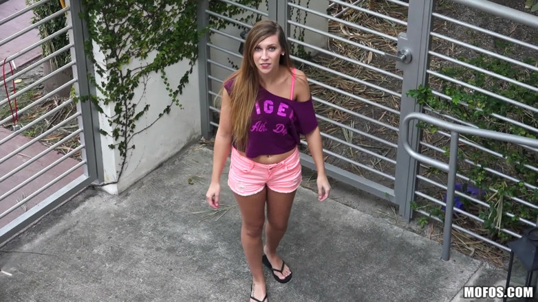 MOFOS: Mofos - Brunette Kaylee Banks &amp; Tony Film a Project but End...