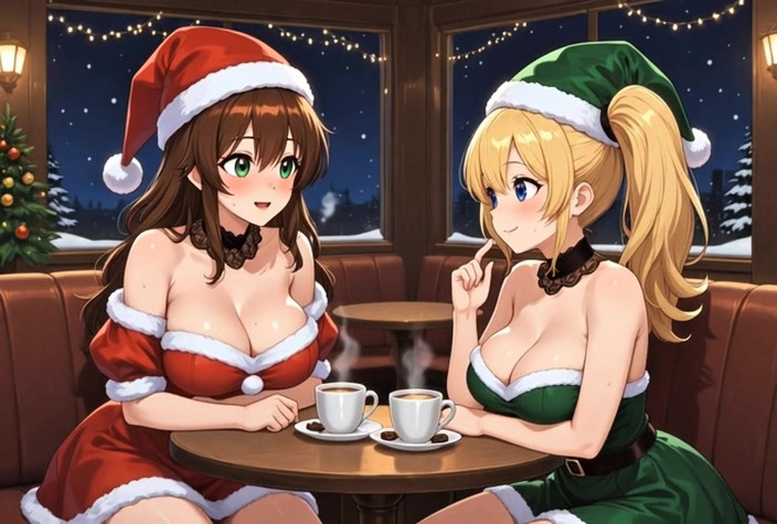 Stories&Anime: 남편이 있는 동안 크리스마스 이브에 나를 묶고 때리는 상사 - Hotwife의 음란한 사무실 고백