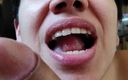 CumArtHD: Quickie! Closeup Blowjob, Mouthful &amp;amp; Swallow