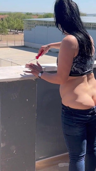 Increíble Buttcrack pintado a mi tercera