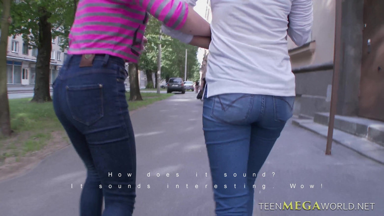 Teen Mega World: Trio con tutte le ragazze naturali
