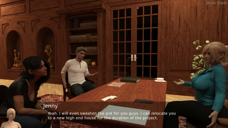 Porny Games: Projekt žhavá manželka - První skutečný orgasmus po setkání s Jenny (1)