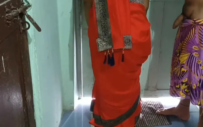 Hotty Jiya Sharmaa: Indian Stepbrother and Stepsister Fuck - Red Saree After Husband Went...