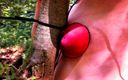 Jana Owens - Extreme BDSM: Peitos amarrados na árvore e chicoteados