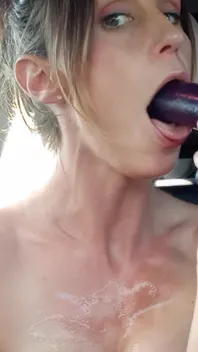 Vanessa in the Car