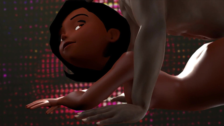 Back Alley Toonz: Bone prone all night ebony big butt fucking
