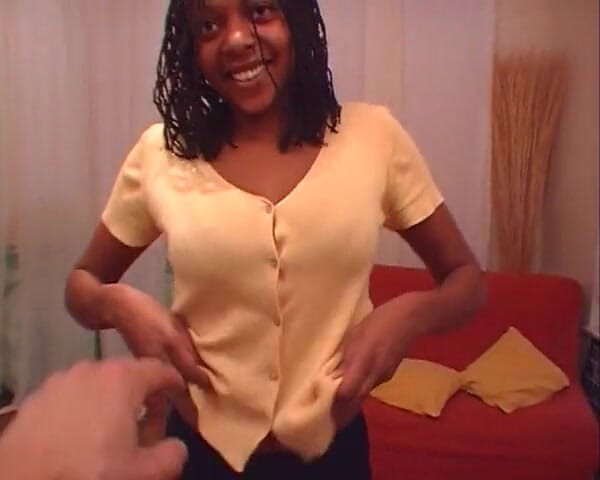 Filles Francaises: French Ebony Doll Rides Big White Dick Before a Facial