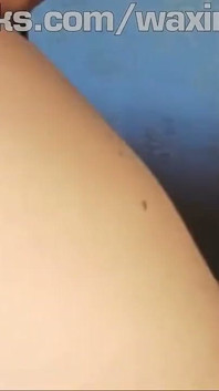 #205(2) Male Waxing. Smooth Penis and Scrotum