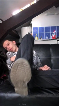 French Femboy Comes Back From College and Can't Wait to Jerk off and Cum