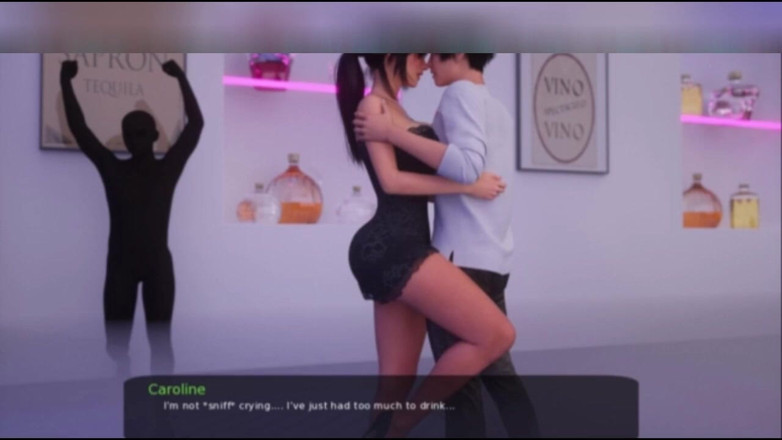 3DXXXTEEN2 Cartoon: キャロラインとの夜の外出。3Dポルノ漫画セックス