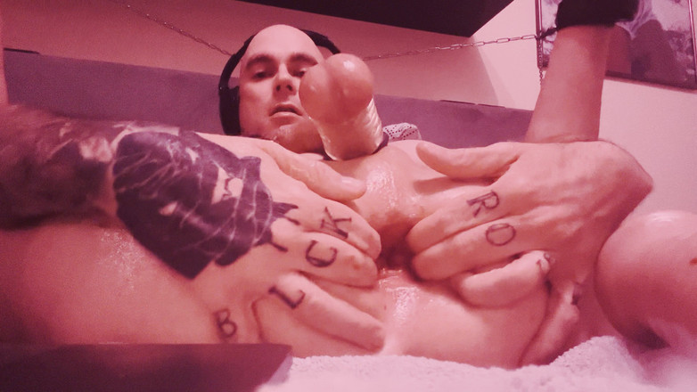 Dildoboy: Fag Slave Dildo Gaping Rosebud Prolapse