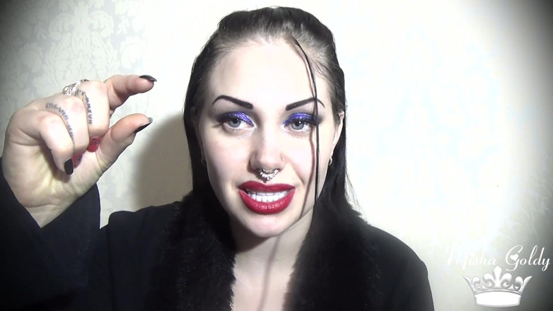 Goddess Misha Goldy: I like cocks! Not weenies!
