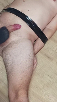 Pantyhose Footjob, Ballbusting and Ruined Orgasm!