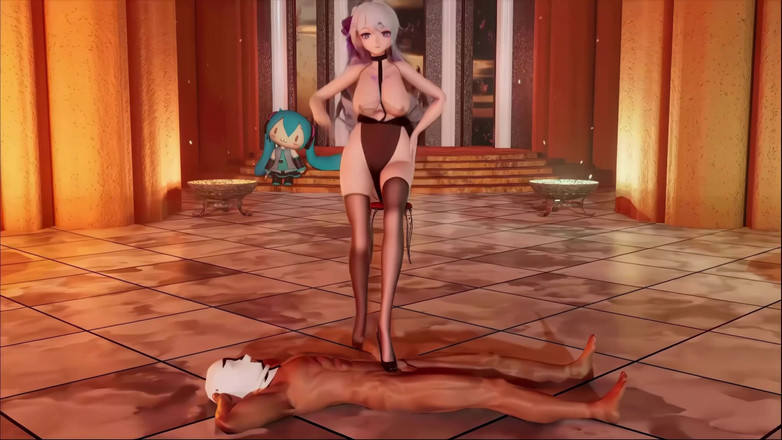 MikuMotion: [mmd] danse arrogante abracadabra sexe anal chaîne lait danse en...