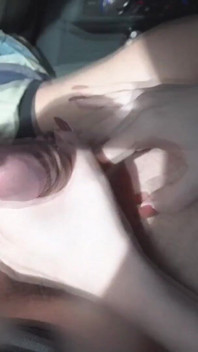 Handjob in the car by Alina