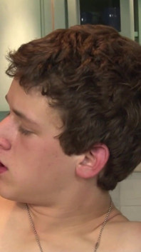 Young gay's fuck with each other in the kitchen