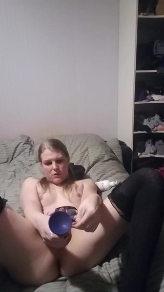 Josie Blade: Masturbating is a plaid skirt