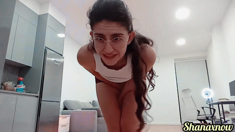 Shanaxnow: Chcaní na My Grain Sportovní spandex šortky Během a Vytírání