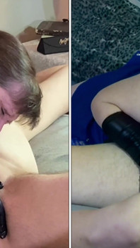 Mamie Carmen Angel: Pipe D’ange Bleu 52123fap