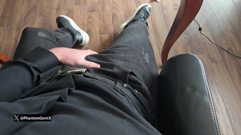PhantomGentX: Zamaskowany Hunk Widmo głaski wielki kutas z perwersyjnym brudnym rozmową