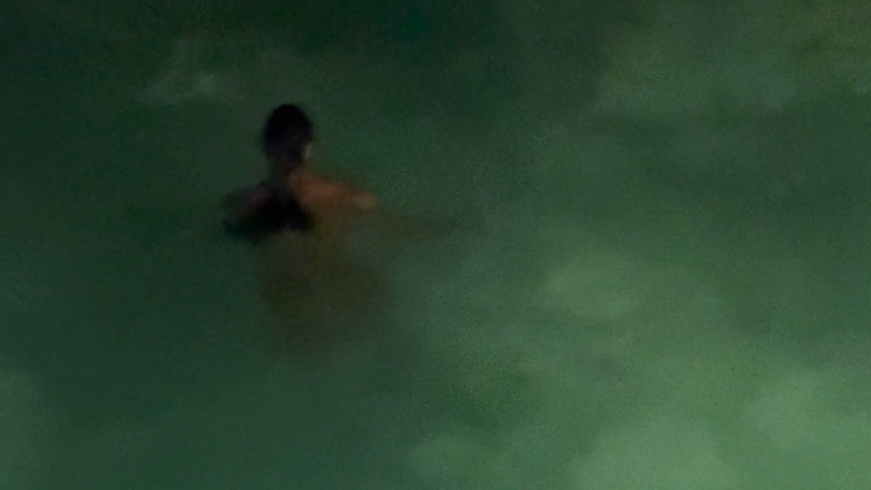 Temptress Lexa: Naked Island Girl Ocean Swimming