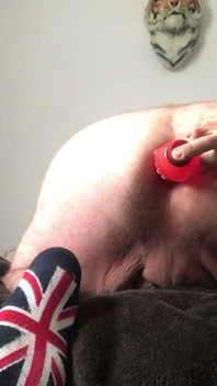 Big Fat Ass Stuffed with Dildos