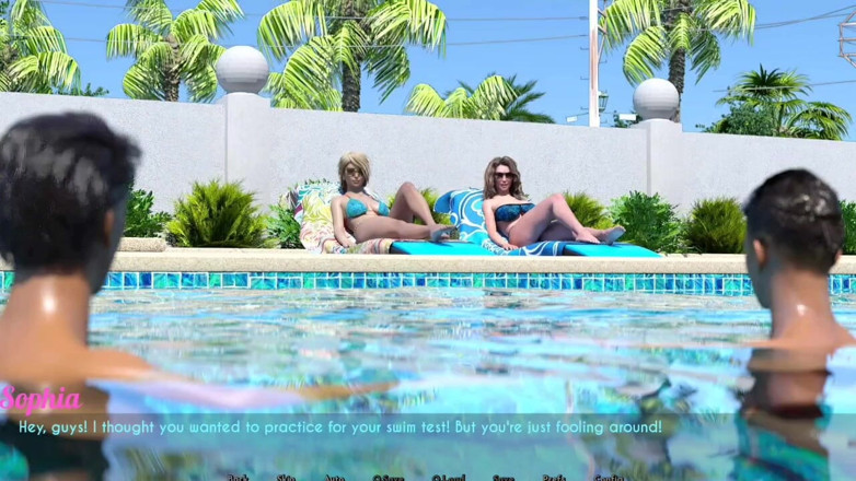 Johannes Gaming: AWAM n° 32 Jouer à des jeux dans l'eau se fait éjaculer dessus