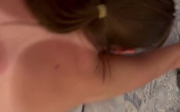 An Uncut Clip of Me Getting My Pissy Filled After Sucking Him for Awhile! Hope You Enjoy This Ending!