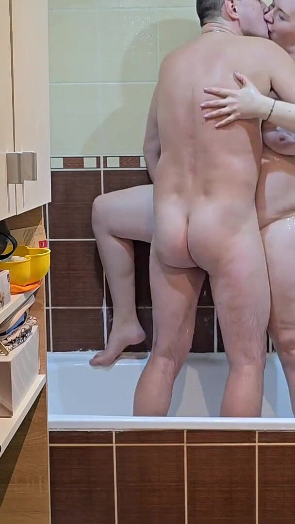 Showering Together Turns Into Hot Sex and Ends with Wife’s Pussy Filled with Cum (HNC Productions)