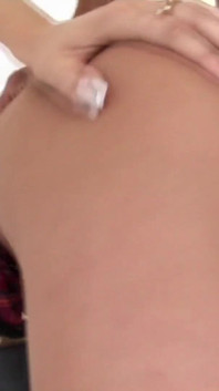 Laryne Laroche is a blonde ready to get licked and shoved everywhere by Nick Lang's big cock