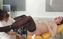 Rubber &amp; Clinic Studio - 1ATOYS: Orgasm cu auto-ejaculare și curvă însărcinată pe cinic
