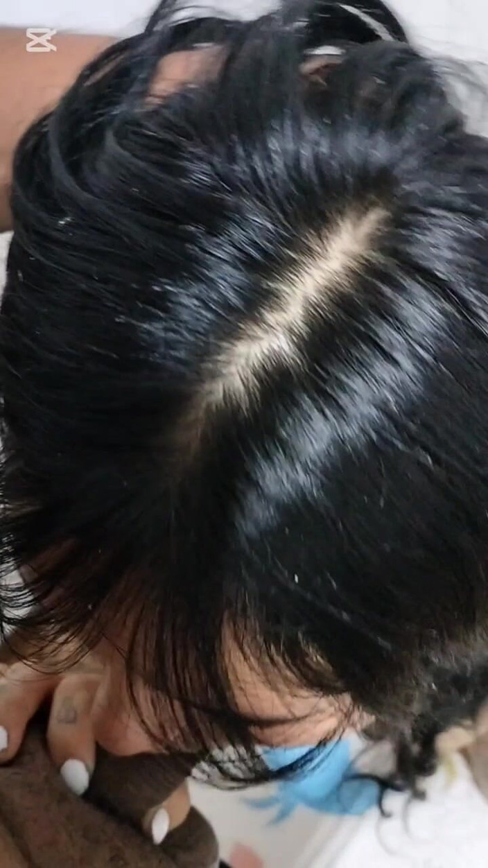 Dalyla: Eu recebo minha meia-irmã para chupar