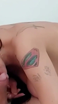 Hot Busty Brunette Making Love