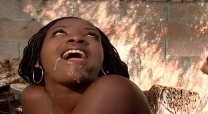 American Idol X: Huge black boobs fucking licking big white dick sucking