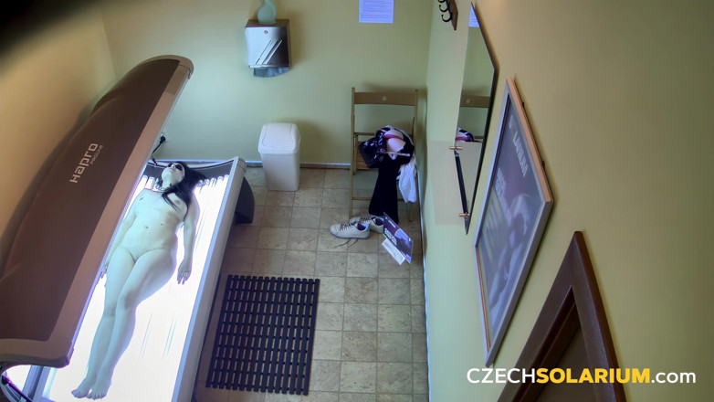 Czech Solarium: Solarium Ceko 319: adegan seksi cewek ceko amatir