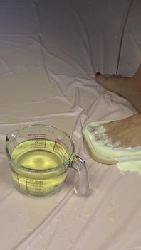 Golden Shower. Foot Fetish and Food Games